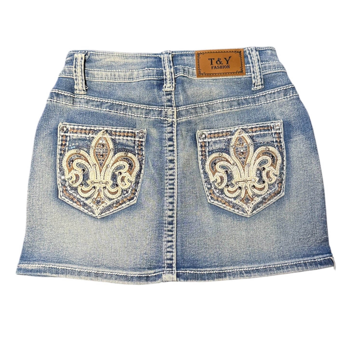 Chelsea Denim Mini Skirt
