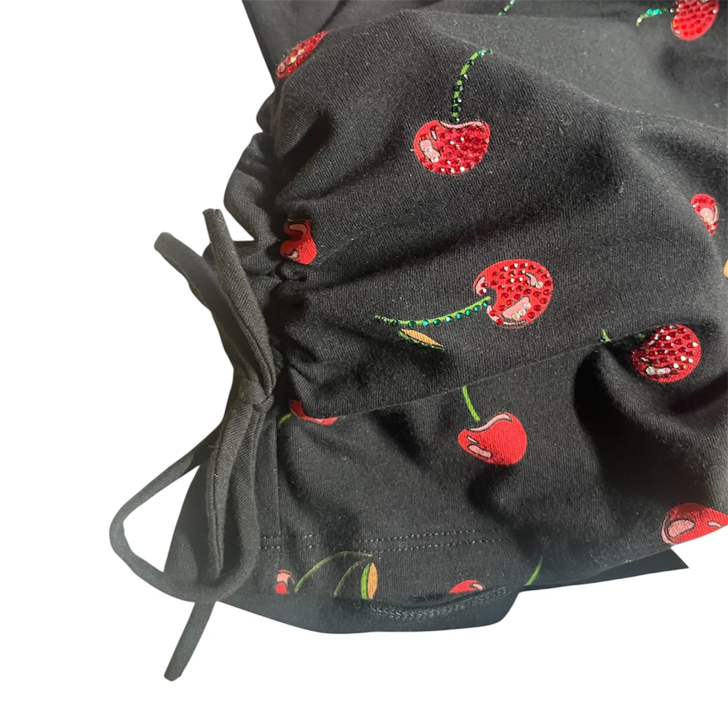 Cherry Rhinestone Tube Top