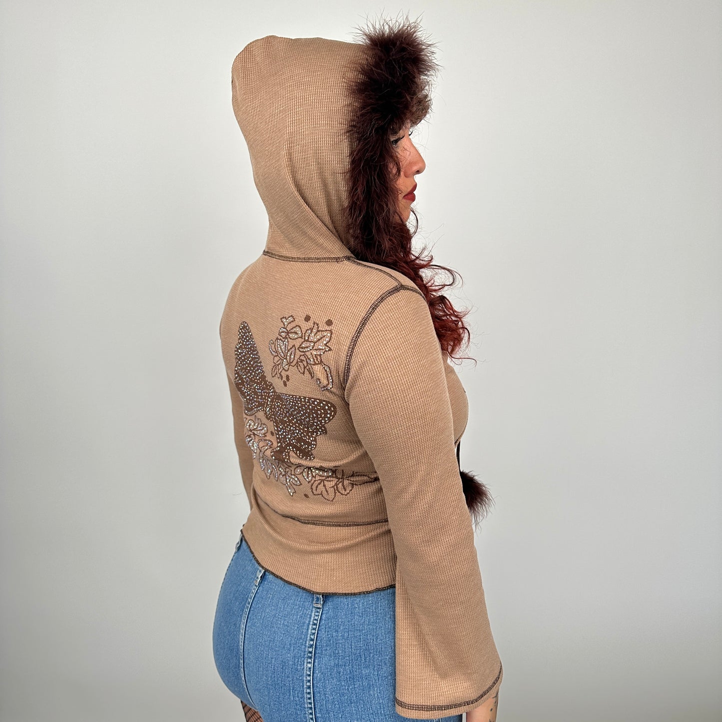 Butterfly Bliss Zip Up Hoodie