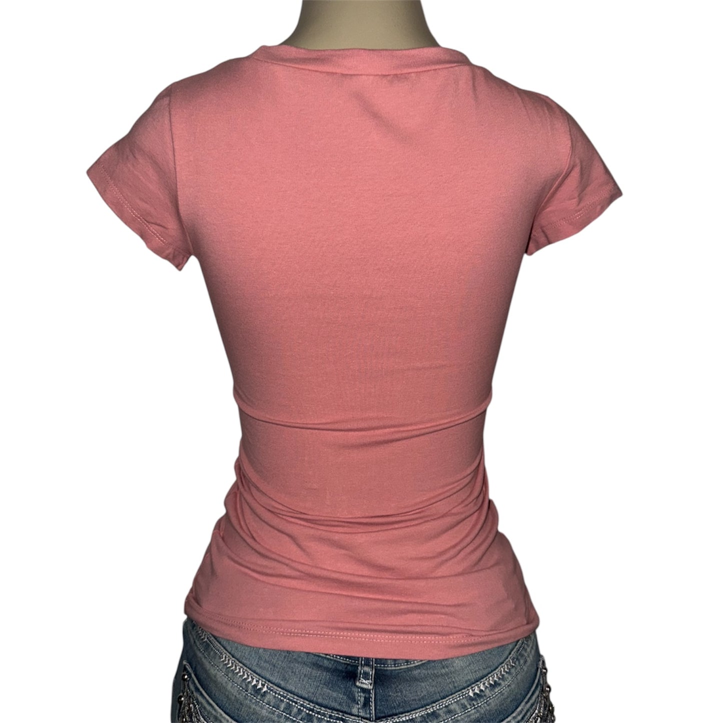 Sylvia Rhinestone T-Shirt Pink