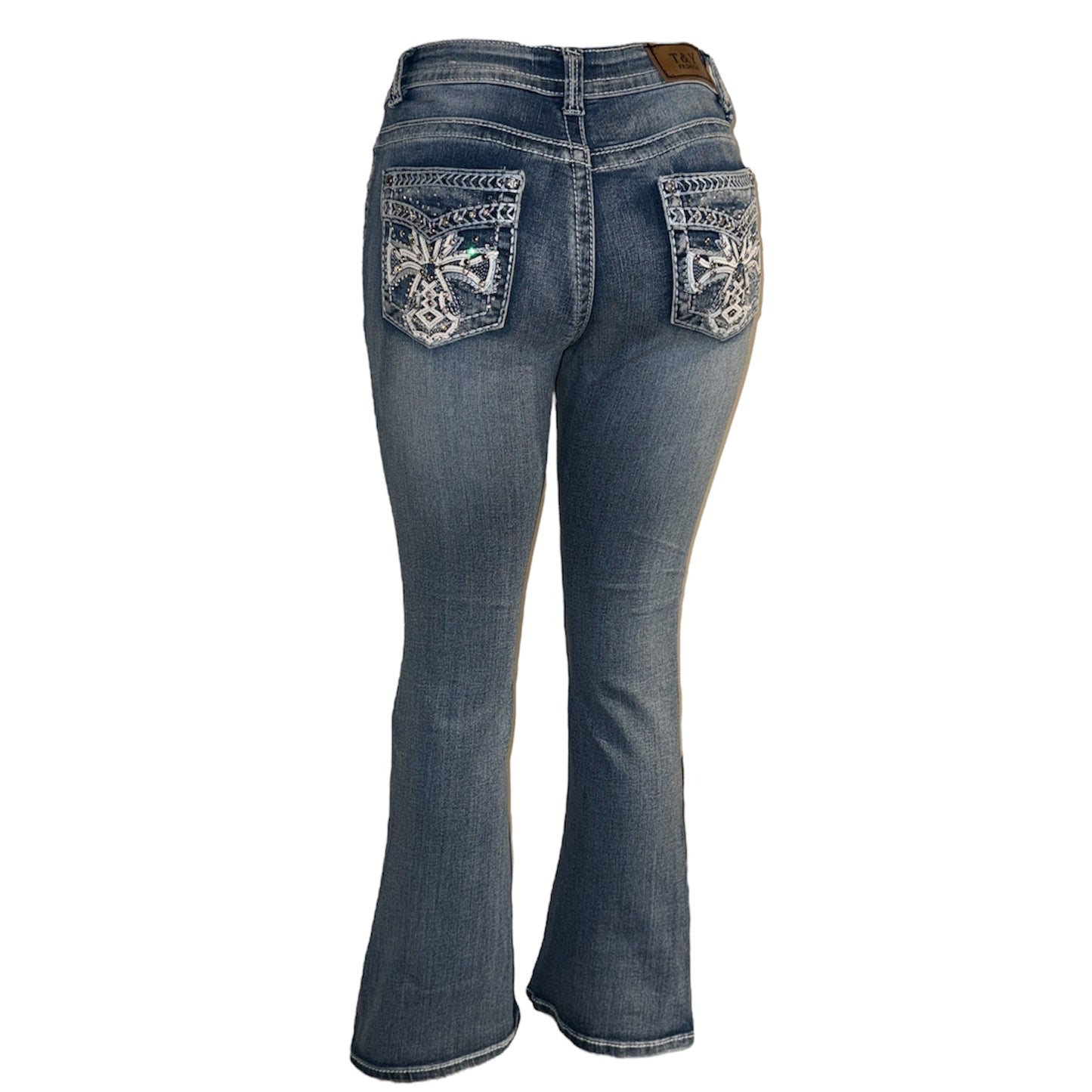 Heaven Rhinestone Flare Jeans