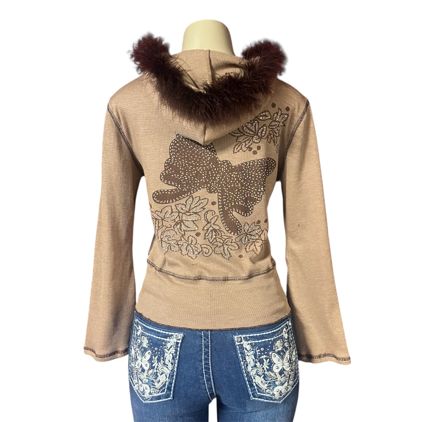 Butterfly Bliss Zip Up Hoodie