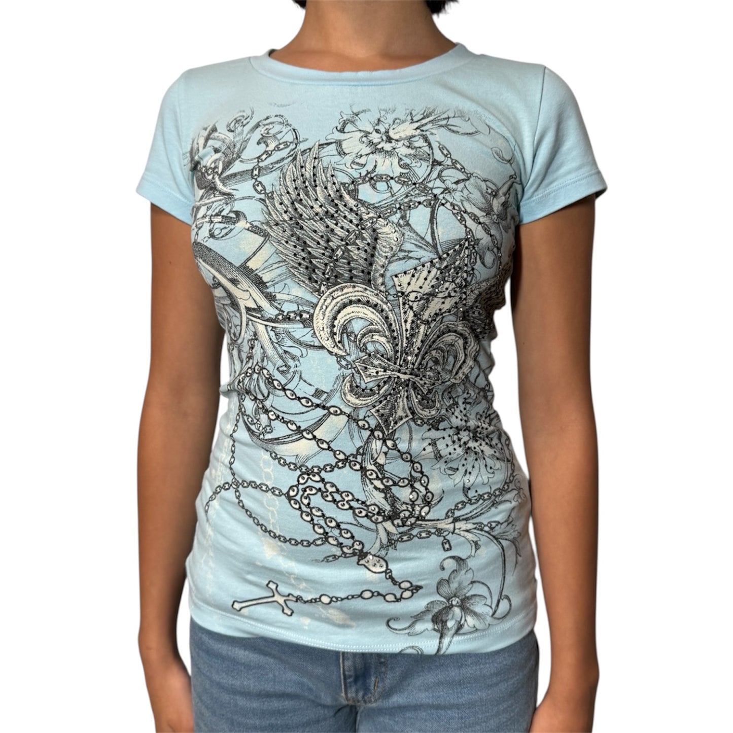 Bella Short Sleeve Baby Blue