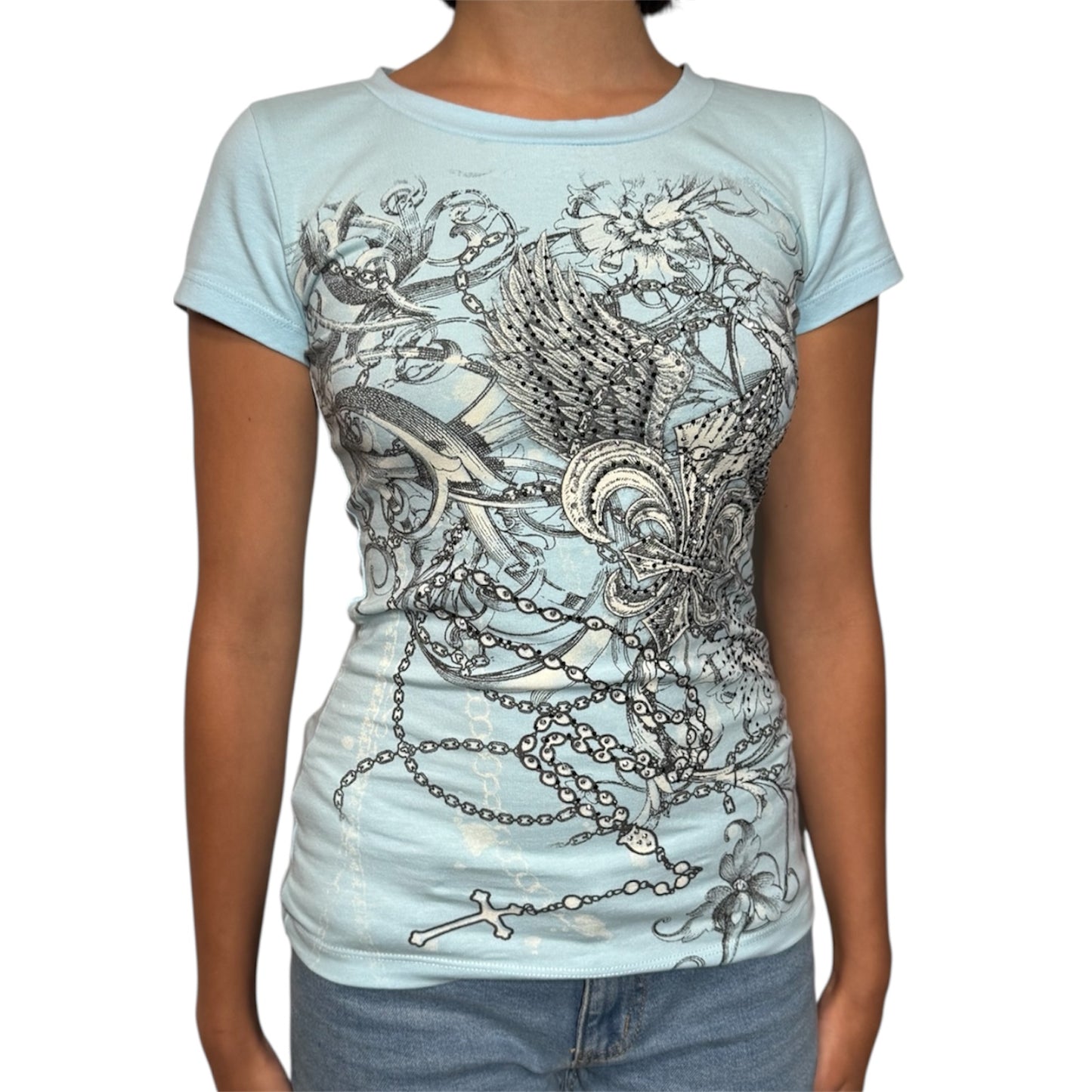 Bella Short Sleeve Baby Blue