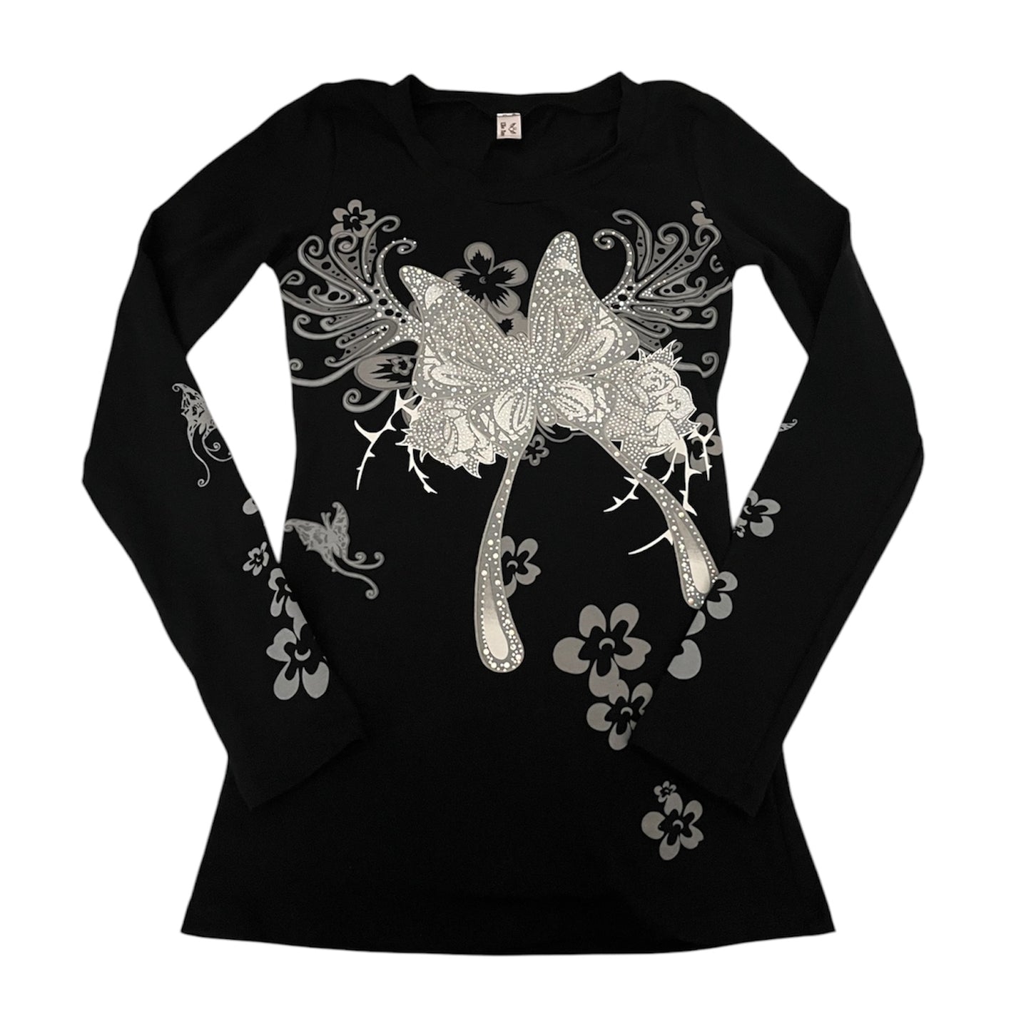 Butterfly Bliss Long Sleeve Black