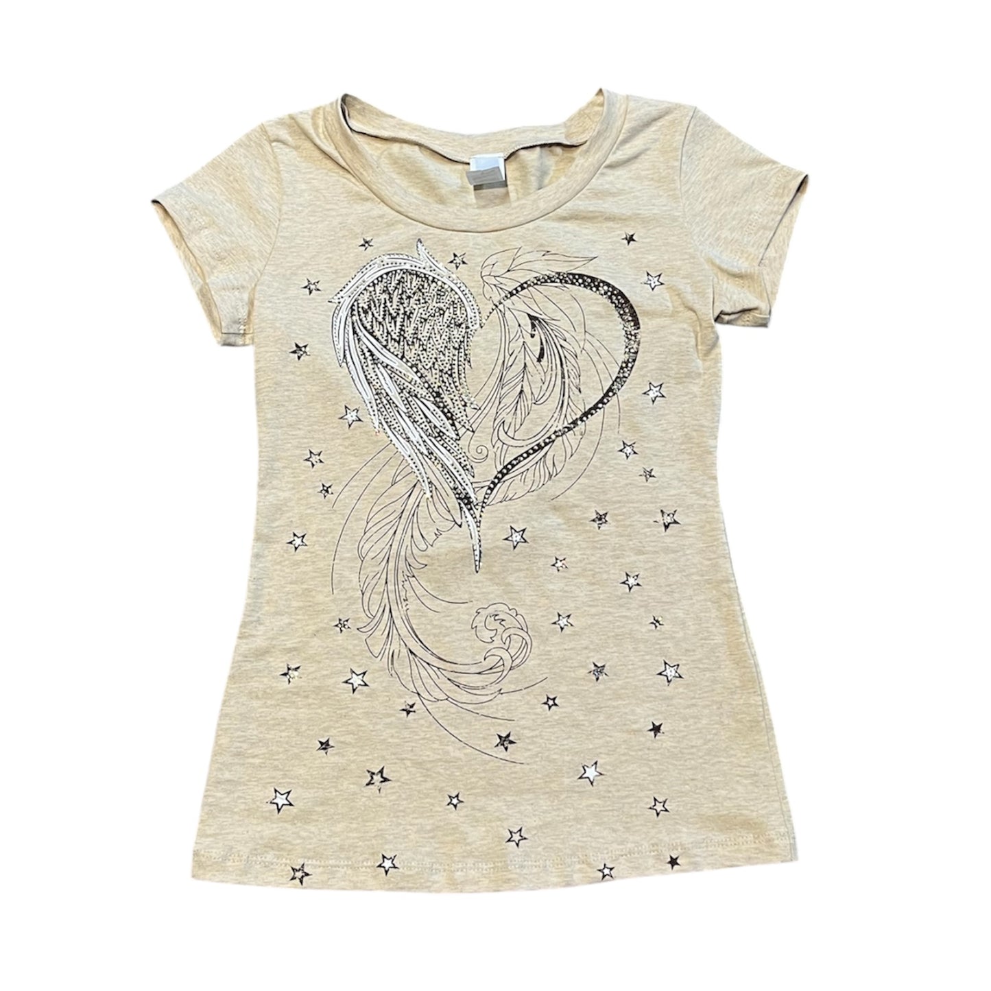 Wild at Heart Rhinestone Short Sleeve