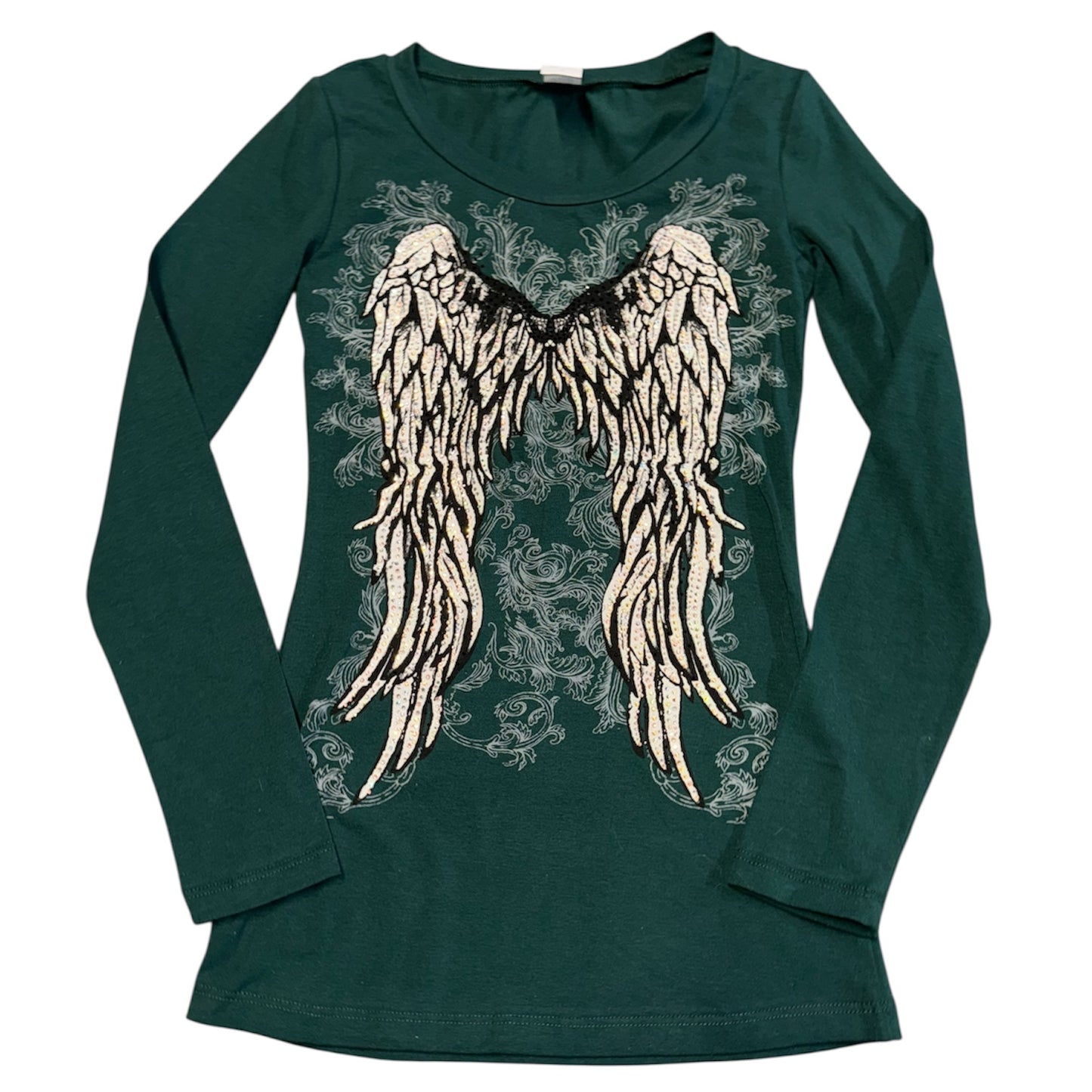 Angel Wings Long Sleeve Green