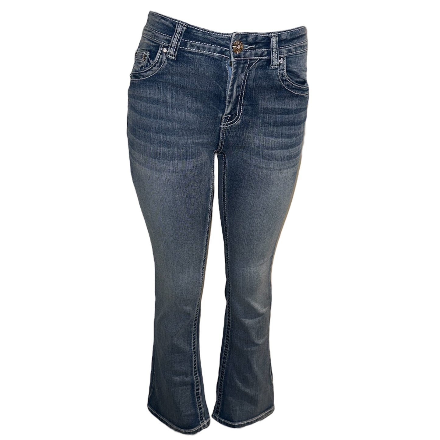 Heaven Rhinestone Flare Jeans