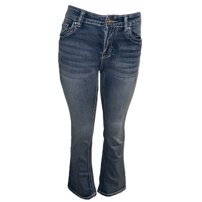 Heaven Rhinestone Flare Jeans