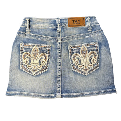 Chelsea Denim Mini Skirt