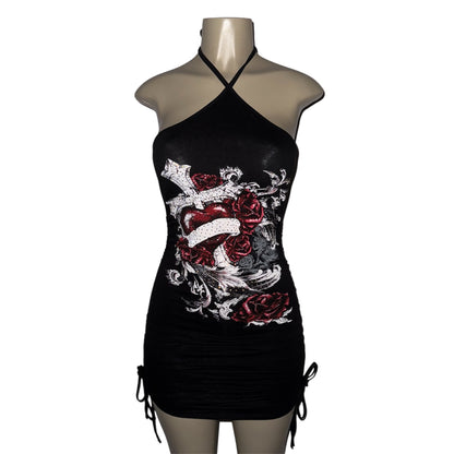 Want U 2 Love Me Halter Dress