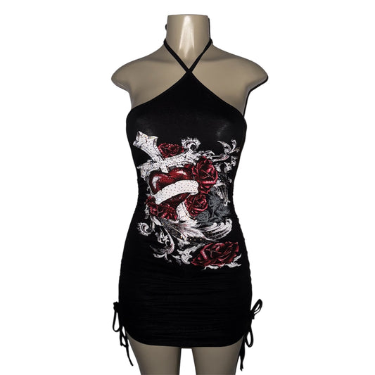 Want U 2 Love Me Halter Dress
