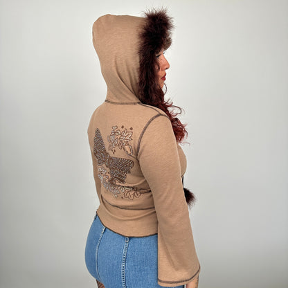Butterfly Bliss Zip Up Hoodie