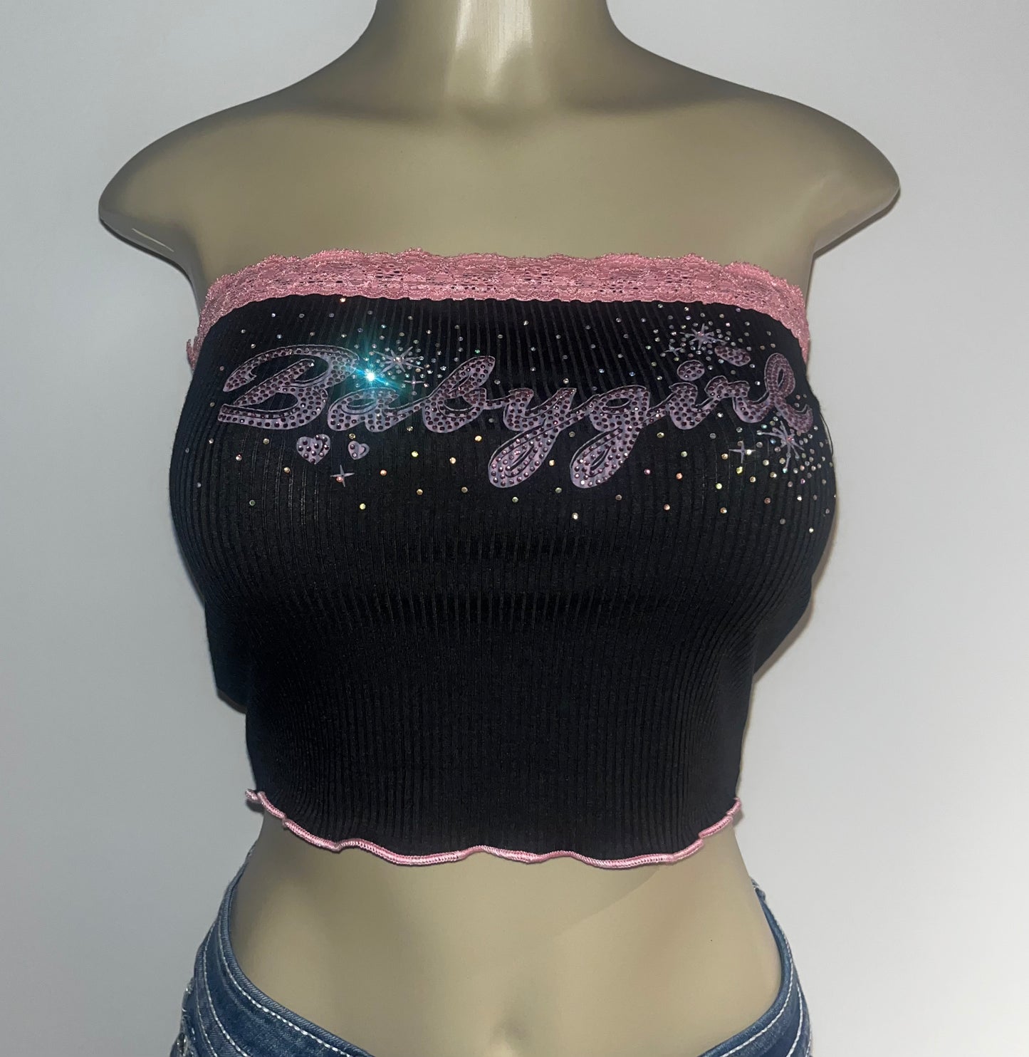 Babygirl Rhinestone Tube Top