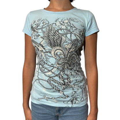Bella Short Sleeve Baby Blue
