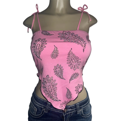 Paisley Rhinestone Tank Top