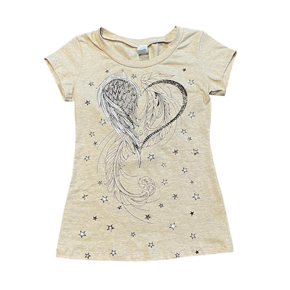 Wild at Heart Rhinestone Short Sleeve