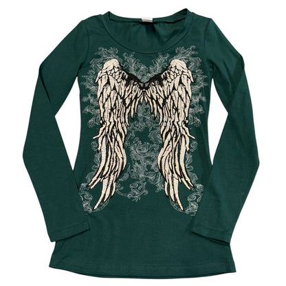Angel Wings Long Sleeve Green